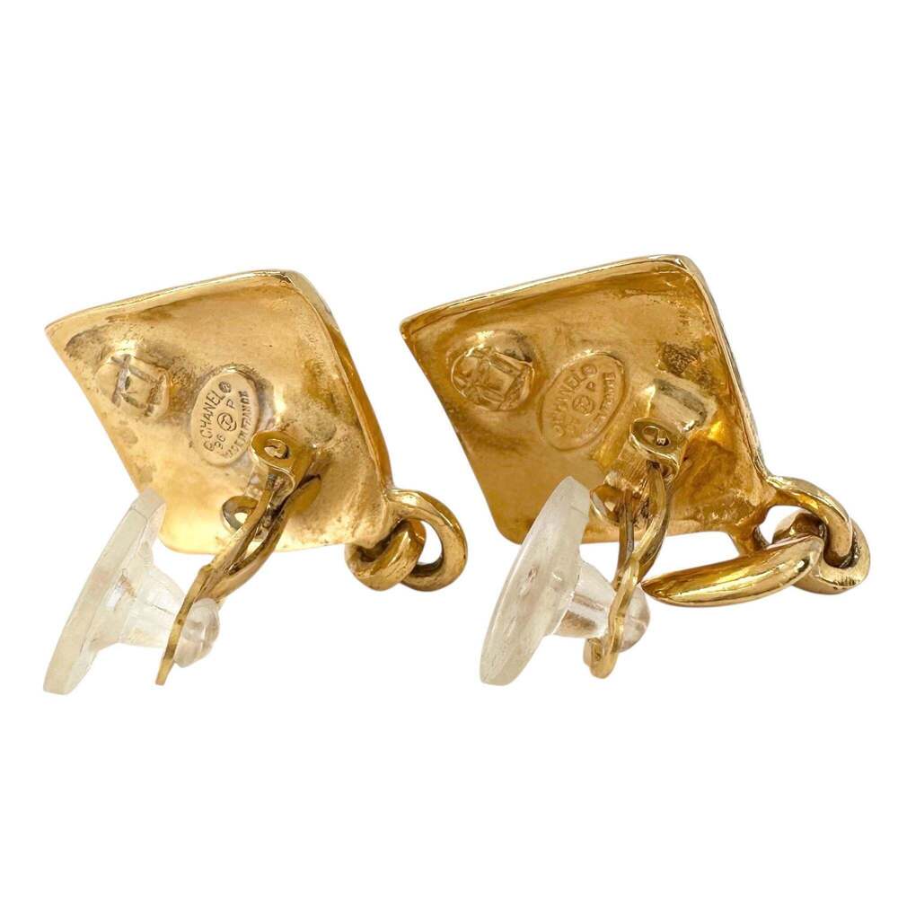CHANEL Authentic Gold Earrings - Picture 3 of 7